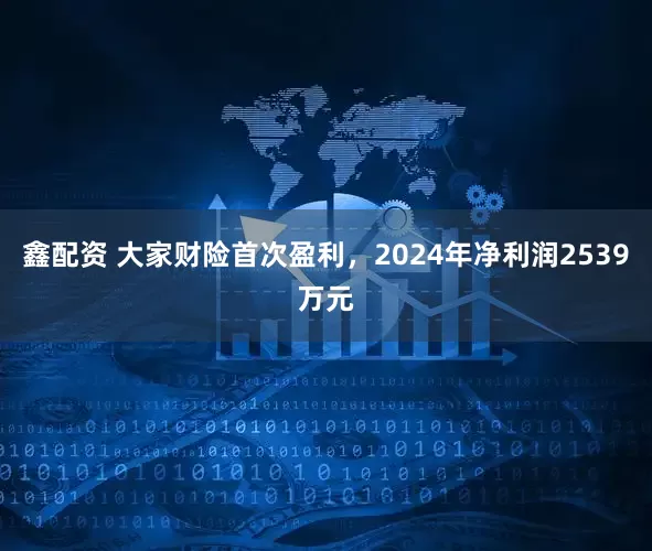 鑫配资 大家财险首次盈利，2024年净利润2539万元