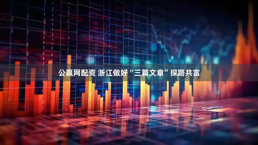 公赢网配资 浙江做好“三篇文章”探路共富